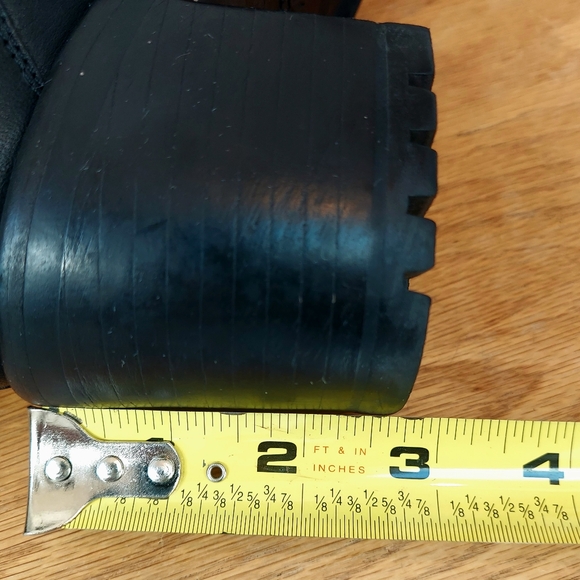 Sexy, Chic Free Lance Paris Black Leather Moto Motorcycle Boots 6.5 Portugal - Picture 16 of 16